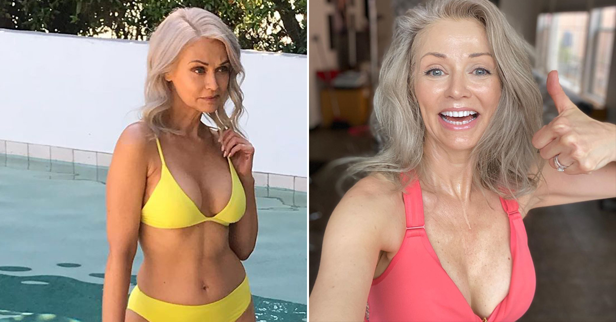 Kathy Jacobs debuts as a Sports Illustrated swimsuit model at 56!