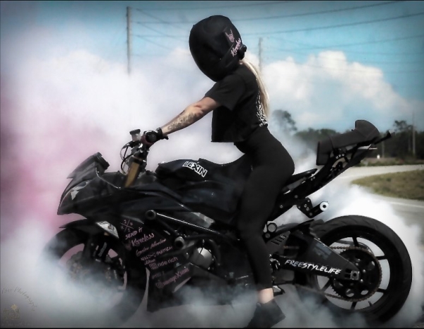 Sexy Hot Motorcycle Girl GIFs Tricks Sam Cook Can Ride ...