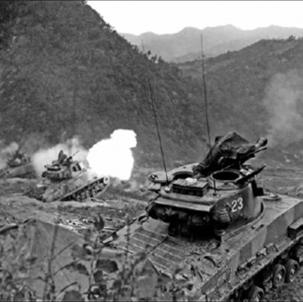 the first tank v tank battle