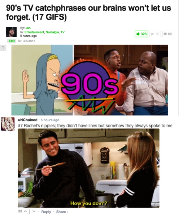 You want top notch comments, you'll get TOP NOTCH COMMENTS