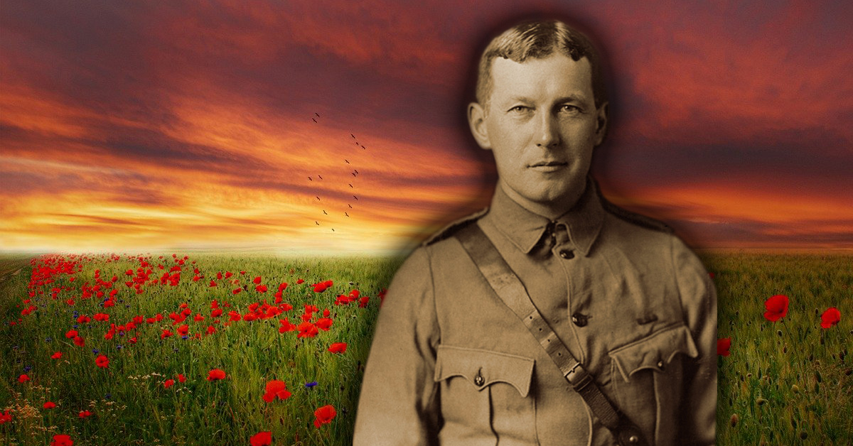 The history of In Flanders Fields a poem by Lt Col John McCrae