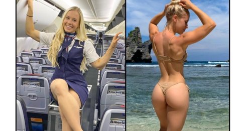 These gorgeous flight attendants are so high above me (32 photos)
