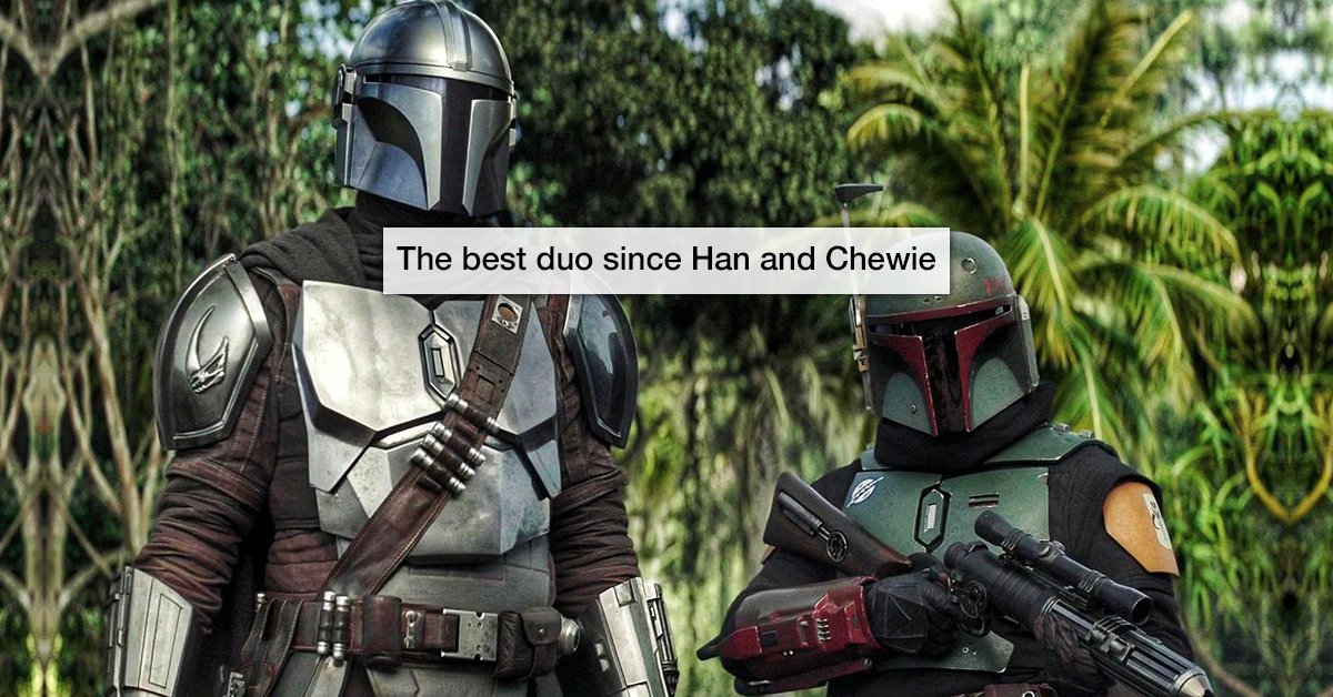 Take off your helmet and laugh at some Mandalorian memes