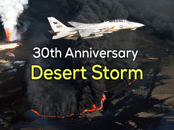 Gulf War 30 Year Anniversary Desert Storm Air Force Navy F-117 Photos ...