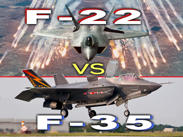 F 22 Raptor Vs F 35