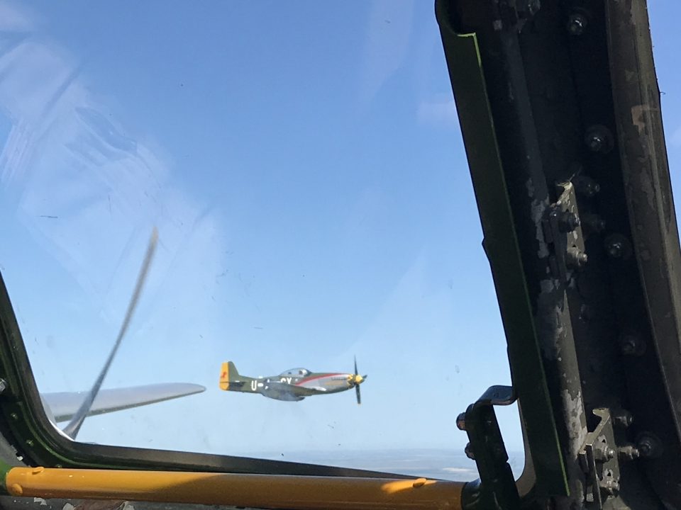 FIFI World War 2 Bomber Airshow Flight POV inside B-29 Superfortress