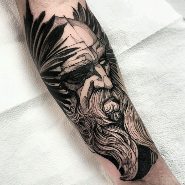 23m new Viking tattoo goes well with beard : r/beards