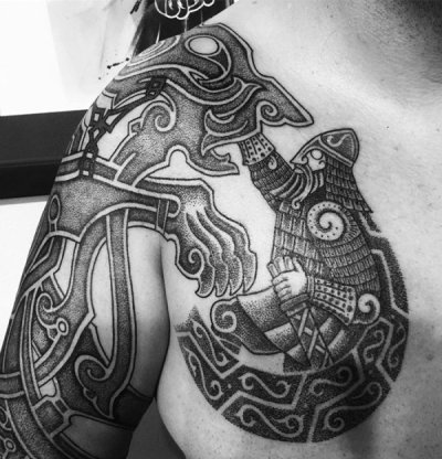 Tyr tattoo  Norse tattoo, Viking warrior tattoos, Viking tattoos