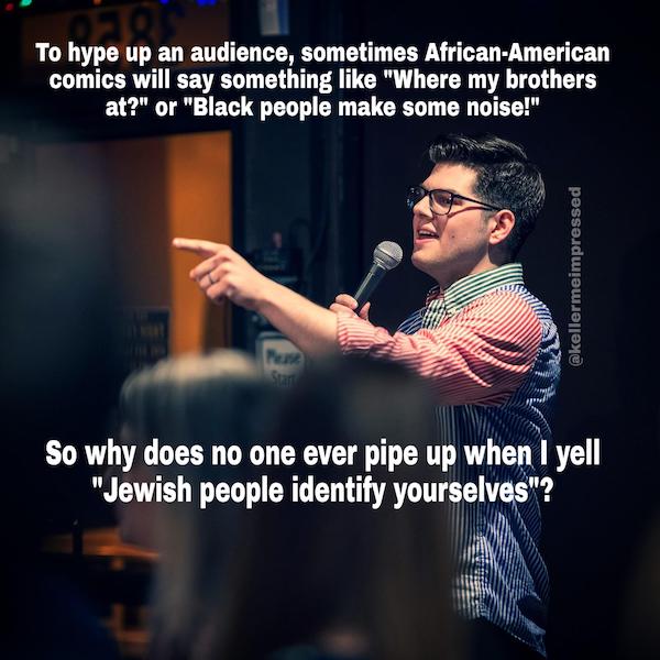 Standup comedy one-liners that had us in stitches