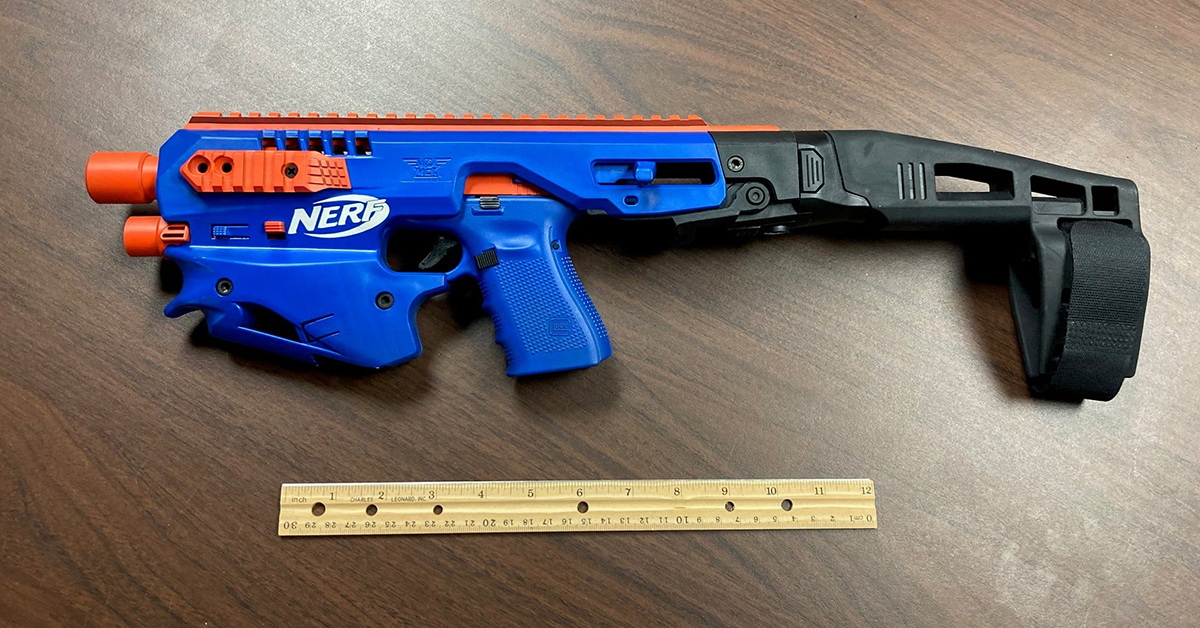 NC police confiscate Glock 19 disguised as Nerf Gun