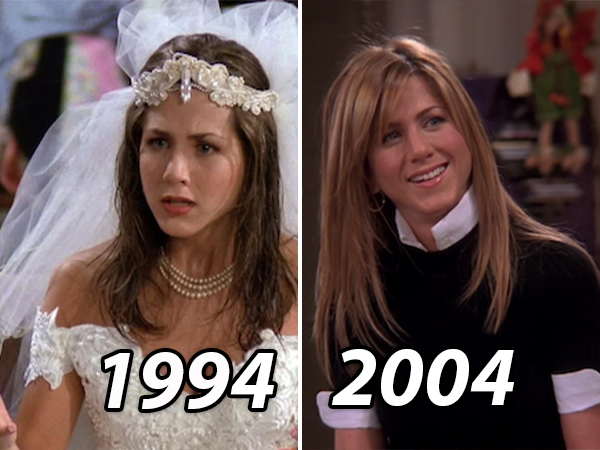 The Cast Of Friends In Their First And Last Episodes
