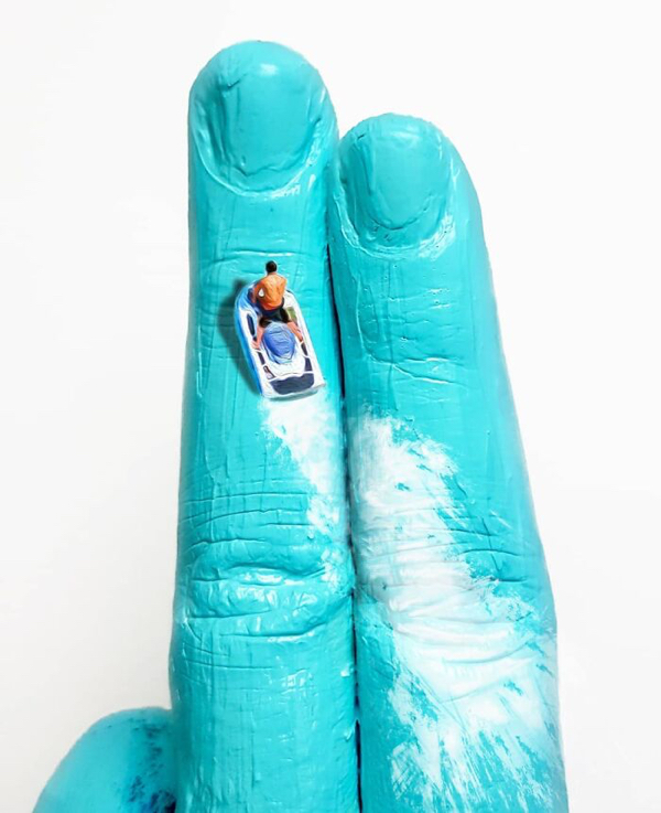 This artist is taking 'hand-made' to a new level