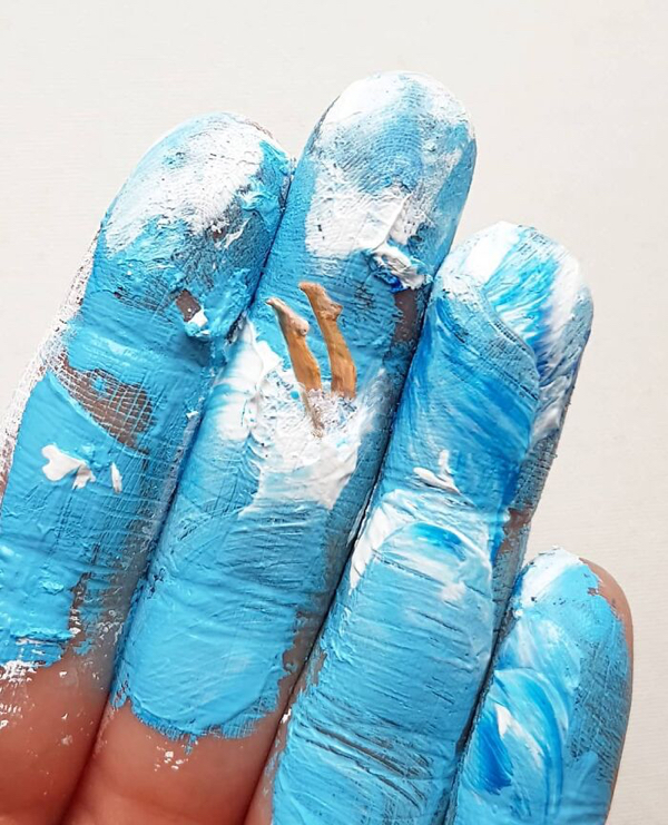 This artist is taking 'hand-made' to a new level