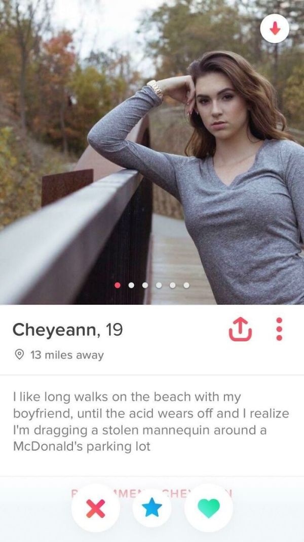 [Image: Hilarious-Tinder-Pictures-And-Bios-That-...info&w=600]