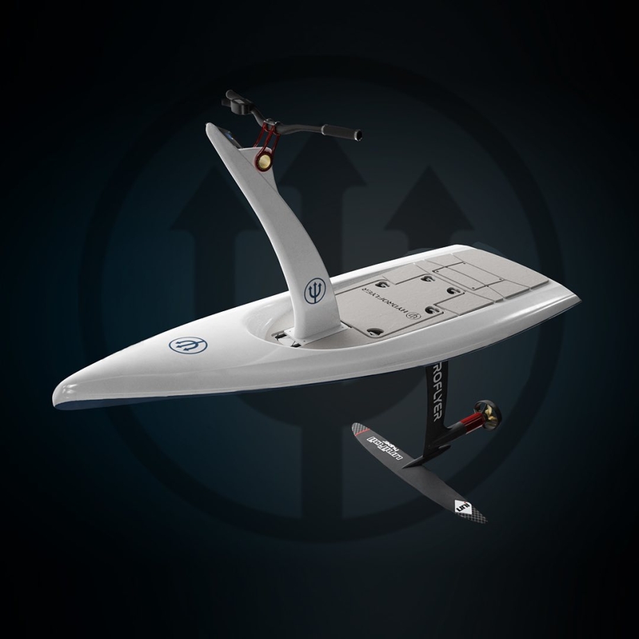 The HydroFlyer feels like a mix of a hoverboard, a jet ski, and flying