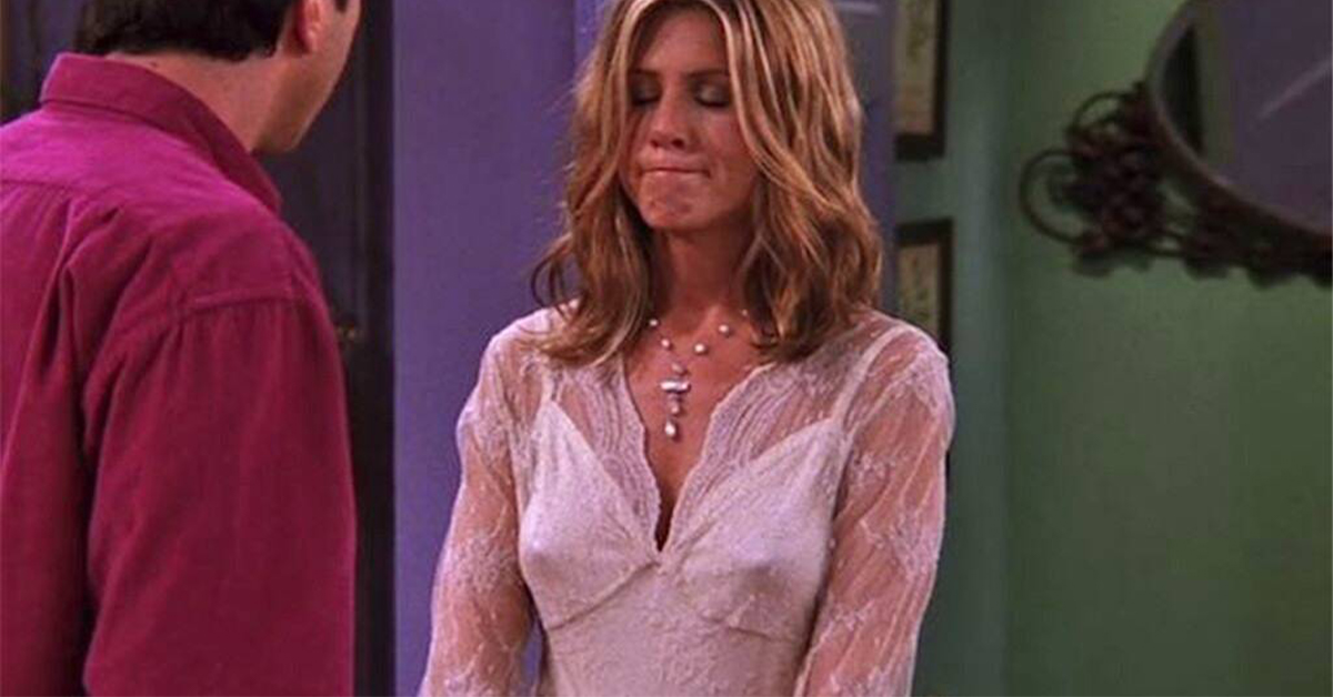 Nips and cleavage, I don't know which episode this is : r/JenniferAniston
