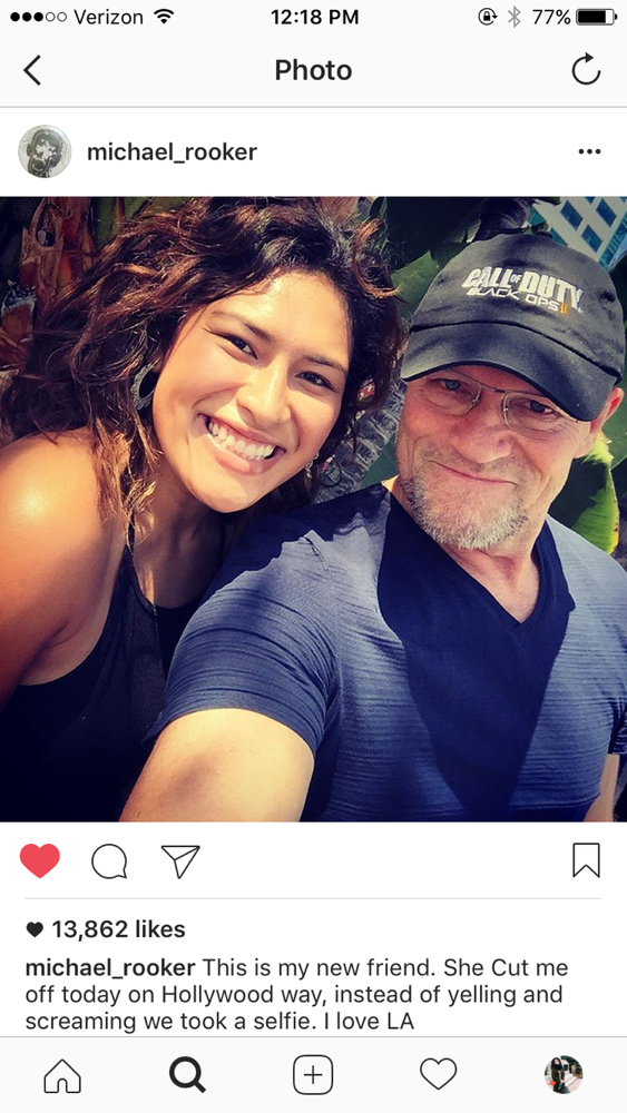 Celebrity encounters of the nice kind