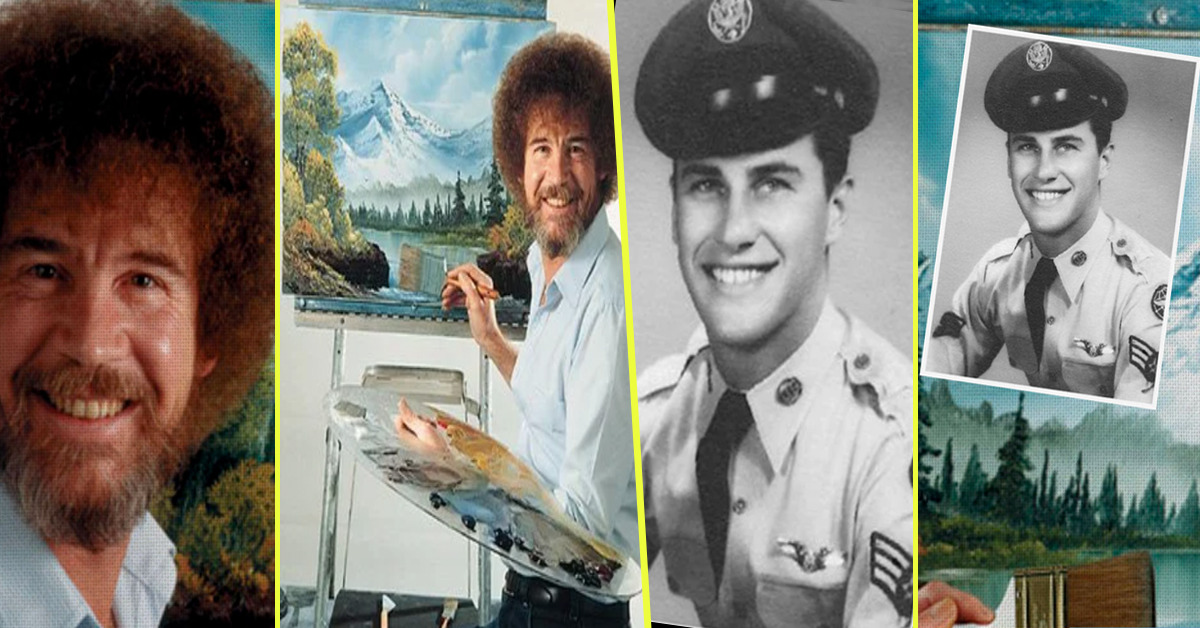 Bob Ross Artist The Joy of Painting in Military 20 Years US Air Force