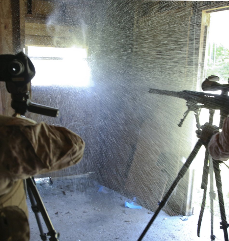 Exploding Sniper Marine Snipers Explode Window with Water Explosive Photos