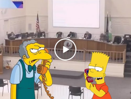 Real-life Bart Simpson pranks school board like it's Moe's (Video)