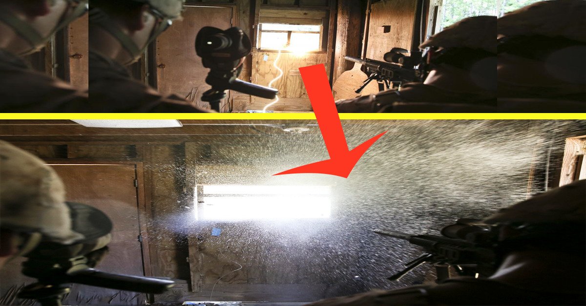 Marine Snipers Explode Window with Water Explosive Photos