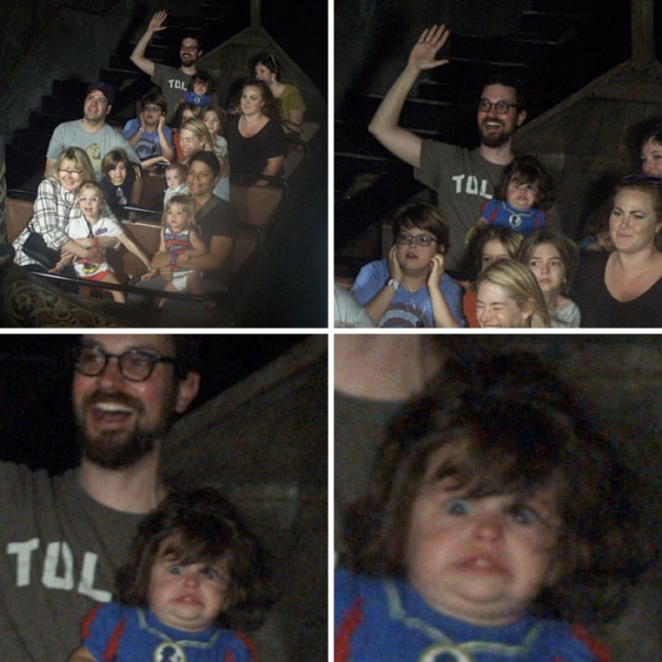 Rollercoaster reactions photos of all kinds