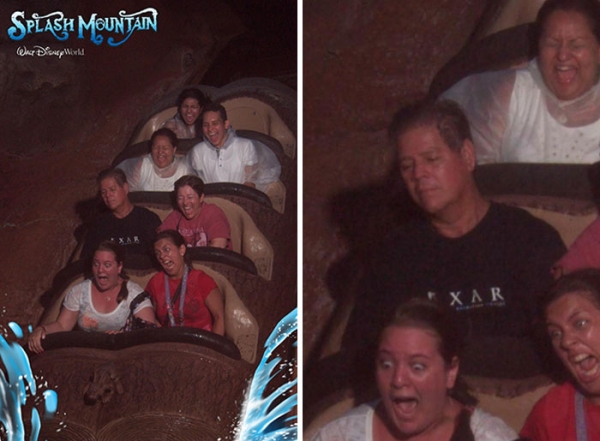 Rollercoaster reactions photos of all kinds