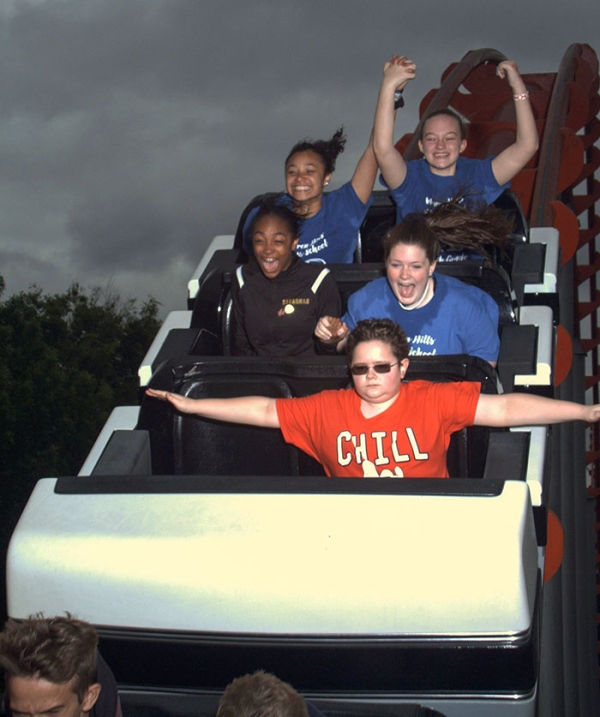 Rollercoaster reactions photos of all kinds