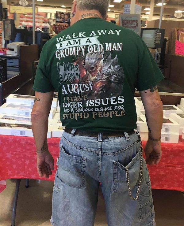 The most absurd tee shirts spotted in the wild