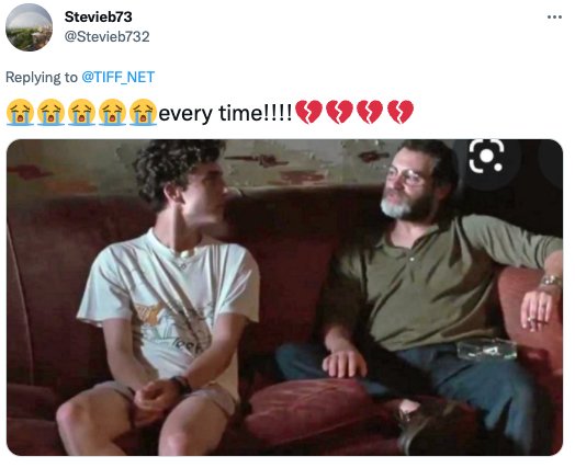 Darren Ritchie Crying These movie scenes ALWAYS leave us crying in the club