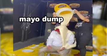 Exploding Mayo This college football coach likes how mayo feels… A LOT (13 Photos)