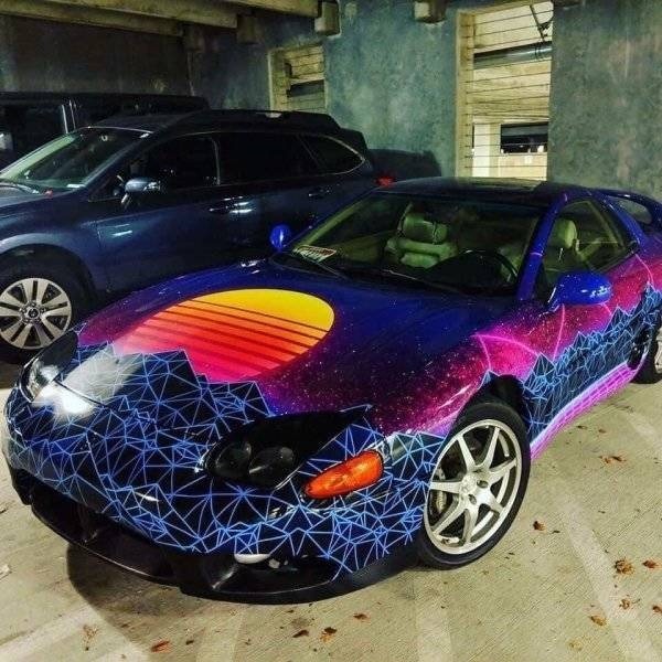 Bizarre modded cars are beyond strange.