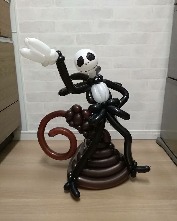 Famous Characters And Actors Made With Balloon Art