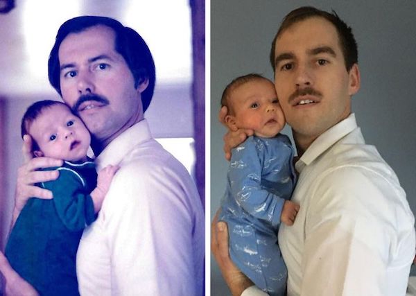 People turn back time by recreating photos of their ancestors