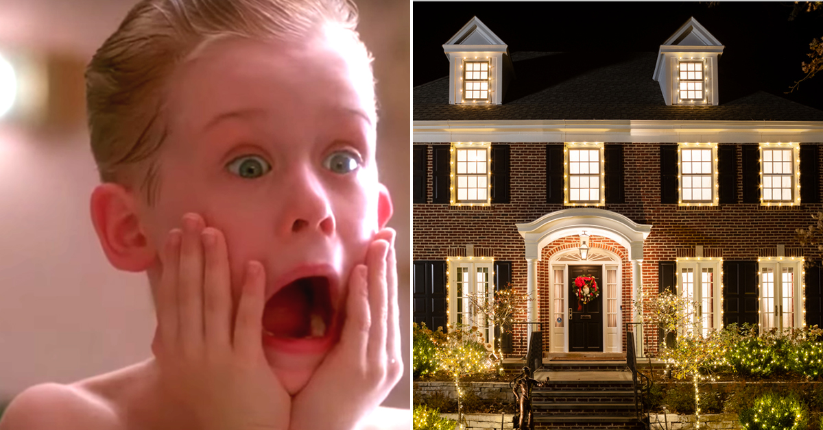 You can book the 'Home Alone' house on Airbnb for one night