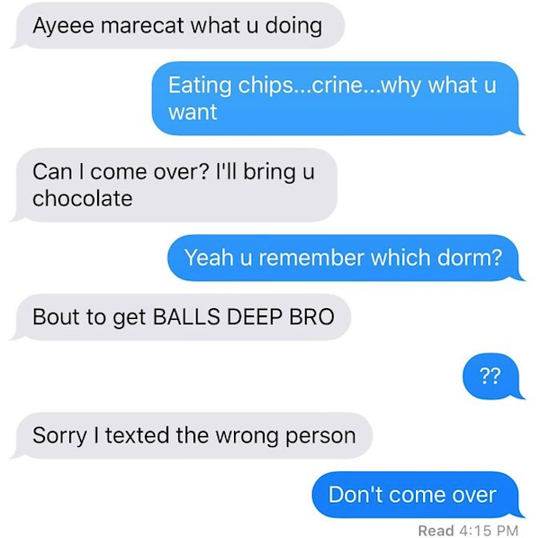 Text messages so cringe-inducing they make me physically shudder