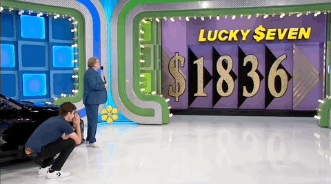cliffhanger price is right gif