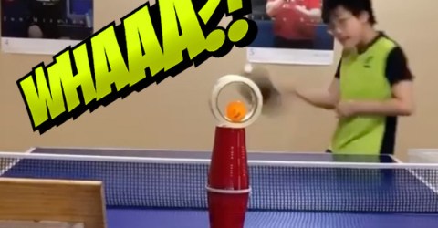 It's not your FAULT if you LOVE these ACE ping pong tricks (Video)