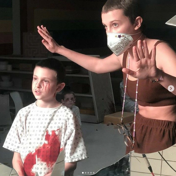 Behind-the-scenes shots of Stranger Things show how weird things got