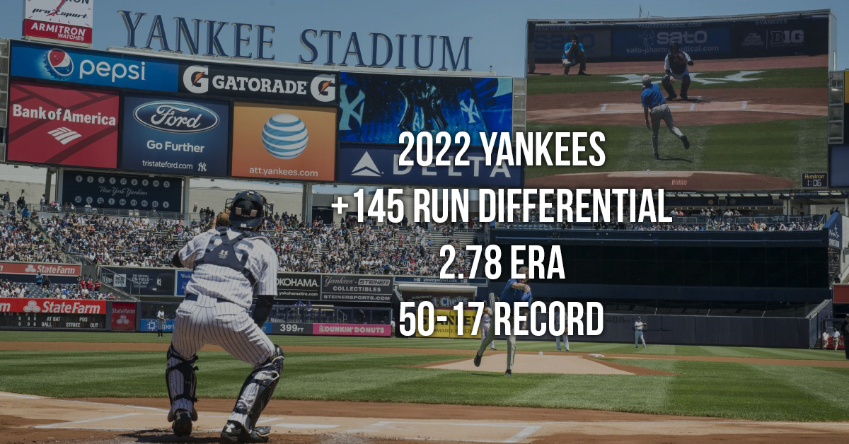 The New York Yankees may be the best team MLB has ever seen