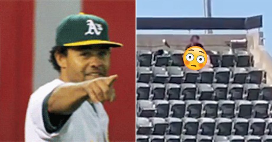 Oakland A's fans caught in lewd act in the stadium seats