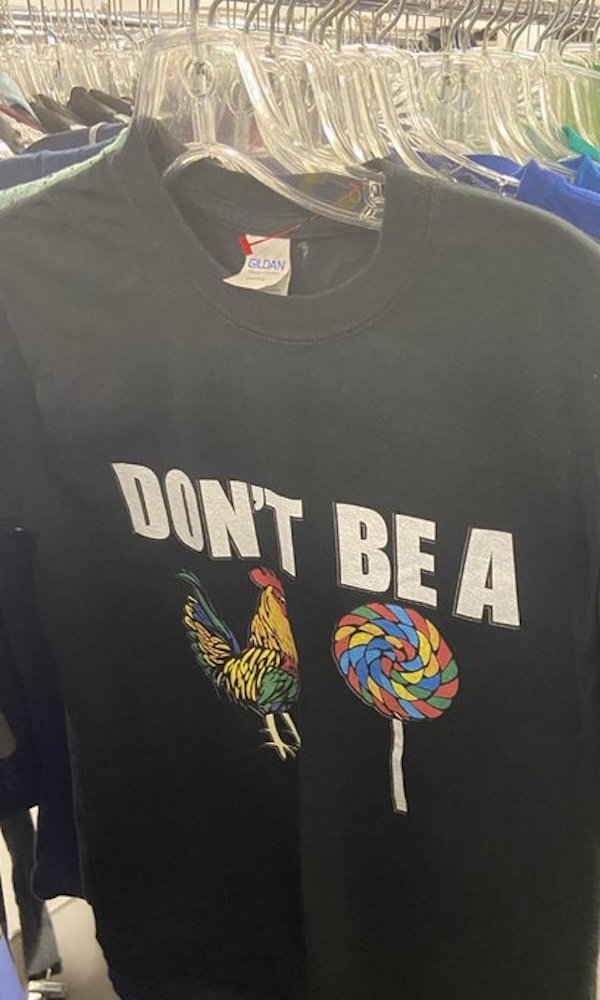 The weirdest tshirts ever found at thrift shops