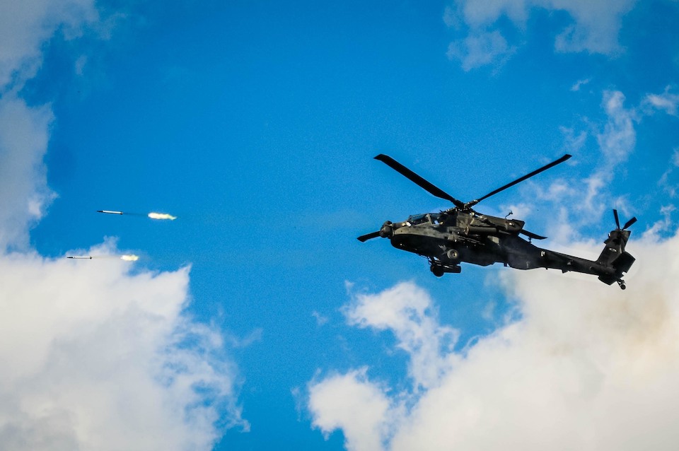 AH-64 Apache High-Res Best New Photos Firing Gun Rockets Missiles Long