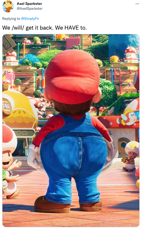 People are OUTRAGED about Mario's a** in the new movie (20 Photos)