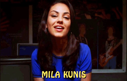 Mila Kunis Porn Anal Hardcore Gif - Mila Kunis admits she lied for 'That 70s Show' part