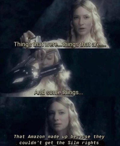 Celeborn after watching the last episode of Rings of Power : r/lotrmemes