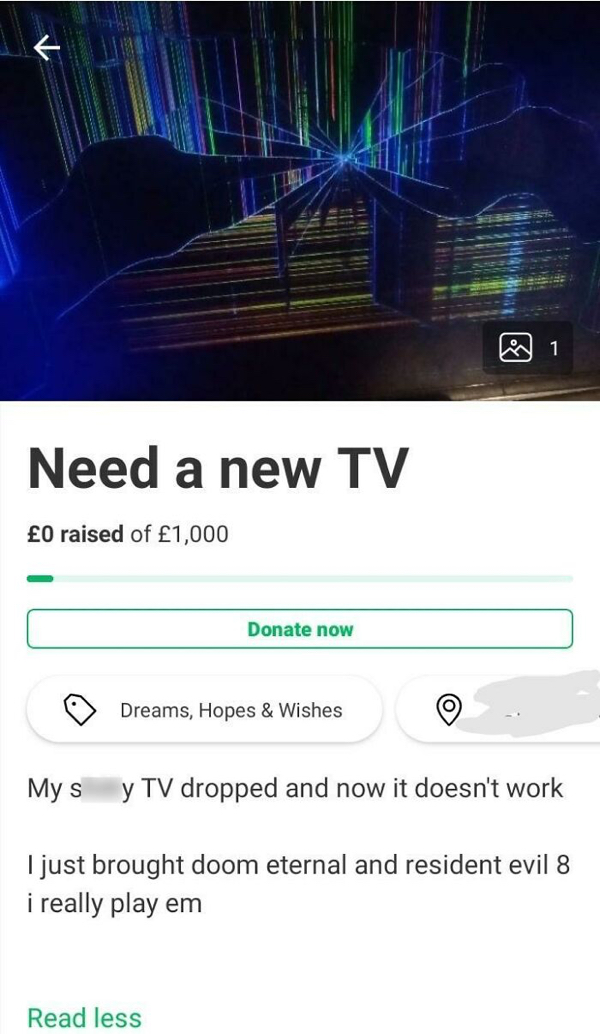 Absurd GoFundMe projects with no shame whatsoever