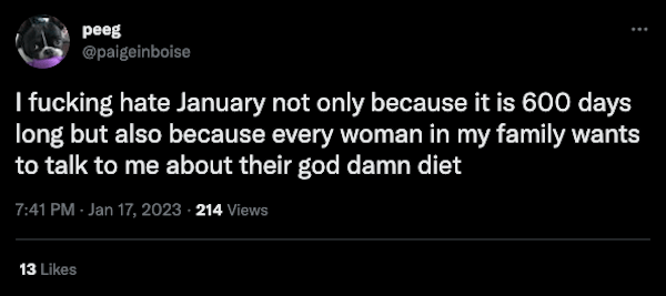 January Bad Tweets for those who agree that January is the worst month of the year