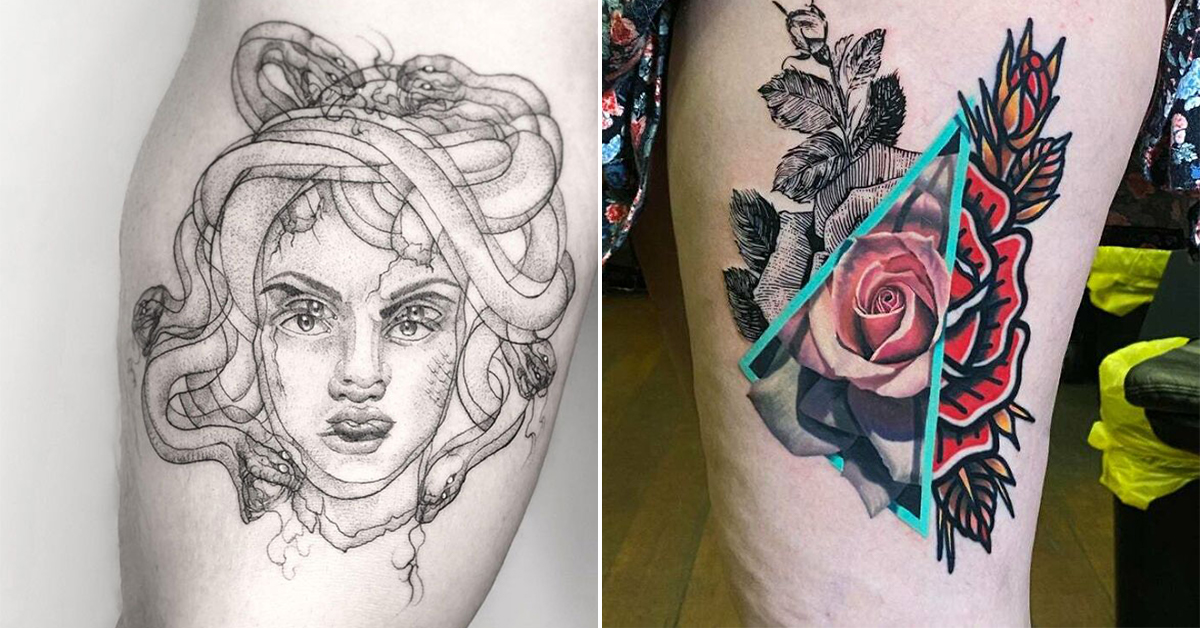 These Double-Vision Tattoos Will Make You Do a Double Take