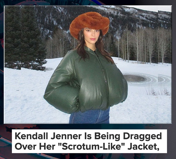 Kendall Jenners Scrotum Jacket And More Sex News